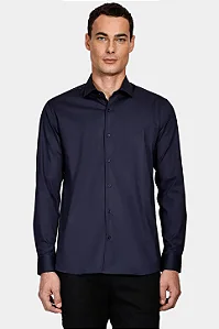 Camisa slim tricoline azul marinho Aramis ML.01.0676