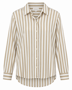 Camisa listrada caqui Calvin Klein CF5PF03CL248