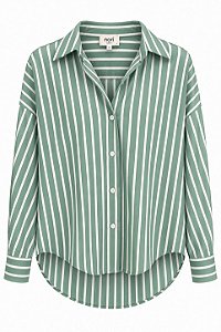 Camisa listras verde Anselmi 047756