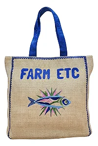 Bolsa Farm mare praia RJ cardume sonhado estampada 78336676