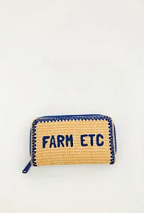 Carteira Farm artesanal praia RJ cardume estampada 78336682