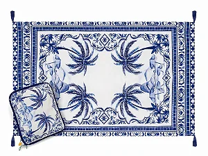 Canga necessaire cidade maravilha estampada Farm Beach 366946
