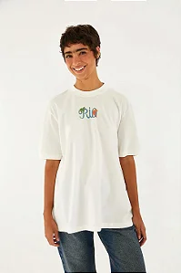 T shirt ipanema bordado rio off white Farm ETC 374604