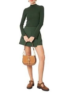 Blusa rib manga longa verde militar Farm 338880