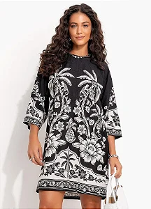 Vestido Tshirt big guanacaste estampada Farm 341745