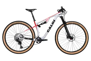 Bicicleta Caloi Elite Carbon FS Sport Branca MY2025