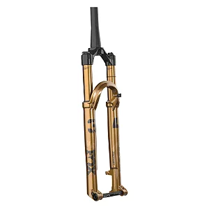 Suspenção FOX Float 34 Step-Cast Kashima Remote 2-pos 120mm Podium Gold Edição Limitada