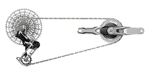 Grupo Sram 1987 Collection T-Type AXS Edição Limitada