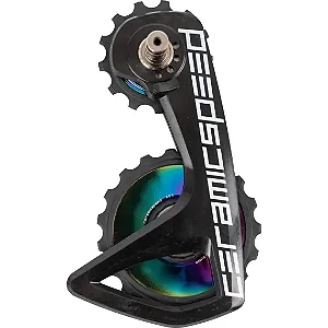 Cage e Polia CeramicSpeed OSPW RS Alpha Shimano 9250/8150 Northern Lights Special Edition Team Logo