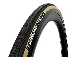 Pneu Tubular Ciclismo Vittoria Rally - Preto ou Bege