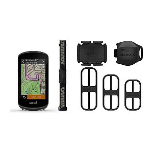 Ciclocomputador com GPS Garmin Edge 1030 PLUS Bundle, com Cinta Cardíaca e Sensores de Velocidade e Cadência