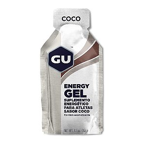 GU Energy Gel - Sabor Coco - Caixa c/ 24 Sachês