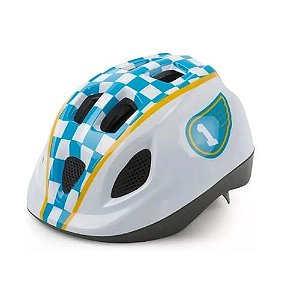 Capacete Infantil Polisport Kid Race Branco - Tam PP (46/53cm)