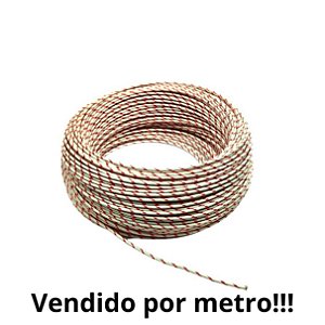 Fio Alta Temperatura Fibra Cobre Inox 400° 300v 1,50mm