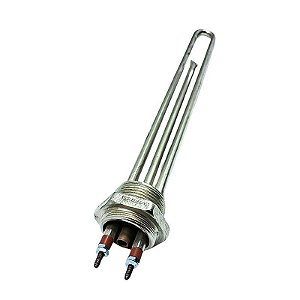 Resistência Rosca 1.1/4 U1 8,2X350MM 3000W 220V Niquelada
