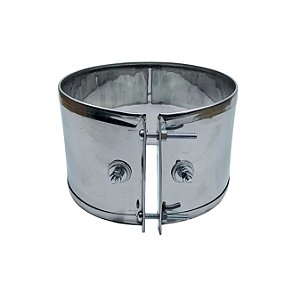 Resistência Coleira Mica Injetora Extrusora 150MMX100MM  1500W 230V Saída Parafuso