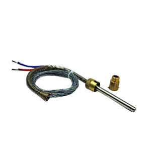 Termopar Tipo J Ponta 8x80MM Com Baioneta e Cabo 2 Metros
