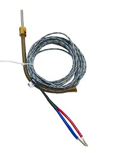Sensor De Temperatura Termopar Tipo J Com Baioneta 6x50mm