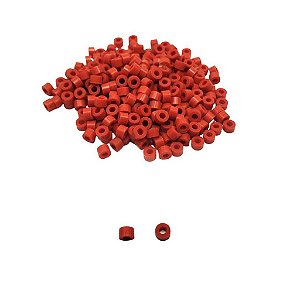 Isolador Vermelho Silicone Finalização das Resistências 1/2'' 100 UN