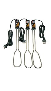 Kit 3 Acendedores Eletricos Carvão E Lenha Junior 450w 220v