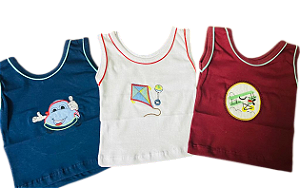 Kit Com 3 Camisetas Para bebê Menino/Menina Ref 153