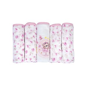 Kit Fralda Com Bainha 5 Unidades M. Mimo Ref:5280