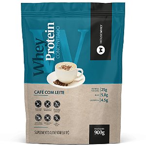 WHEY PROTEIN CONCENTRADO - CAFÉ COM LEITE - 900g