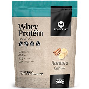 WHEY PROTEIN ISOLADO - BANANA COM CANELA - 900g