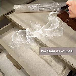 Papel de Gaveta Perfumado Vanilla Perfume - Rolo c/ 3 Folhas