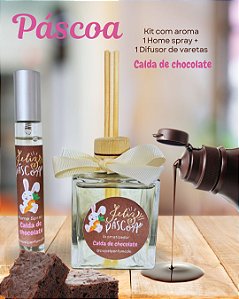 Kit Difusor + Home Spray Aroma Chocolate
