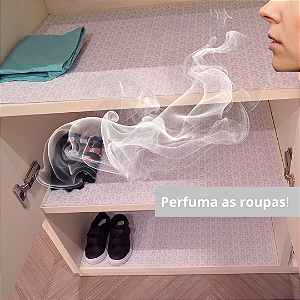 Papel Perfumado para Forrar Gavetas Ursinho - Aroma Tipo Mamãe Bebê