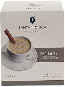 Chai Latte Monodose Santa Monica - 20 sachês de 15g cada