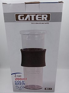 JARRA DE VIDRO PARA CAFÉ COM FILTRO EM AÇO INOX 400ML - JARRA DE VIDRO PARA  CAFÉ COM FILTRO EM AÇO INOX 400ML - TODOS