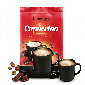 Cappuccino Sabor Avelã Bongusto 1kg – O Clássico Amendoado