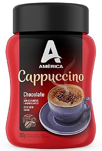 Cappuccino América Chocolate - Pote de 200g