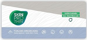 LENCOS UMEDECIDOS PARA BANHO SKIN PRO THIN (pct c/ 8 toalhas)