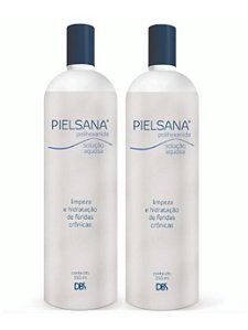 KIT com 2 unid  PIELSANA POLIHEXANIDA SOLUÇÃO AQUOSA 350ML