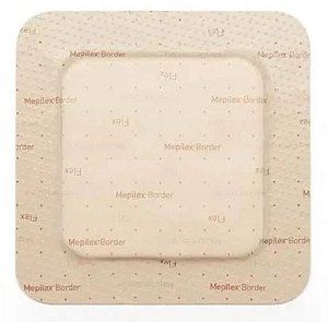 Mepilex Border Flex 10x10cm Curativo Com Borda Adesiva (1 unidade) - Molnlycke