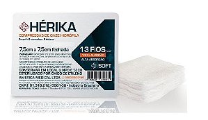 COMPRESSA GAZE 7,5X7,5 13F EST. PT/5 HERIKA AMED