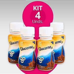 Glucerna SR Chocolate 200ml - KIT com 4 unidades