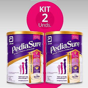 PediaSure® Complete Pó Baunilha 850g - Kit Com 2 Unidades
