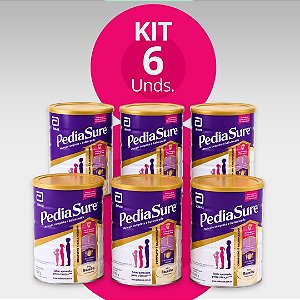 PediaSure® Complete Pó Baunilha 850g - Kit Com 6 Unidades