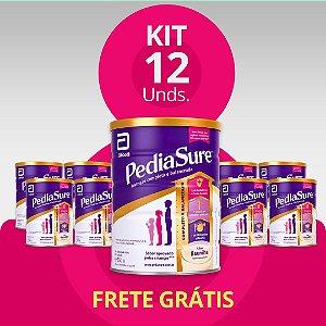 PediaSure® Complete Pó Baunilha 850 g - Kit Com 12 Unidades