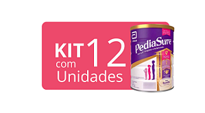Kit Com 12 Unidades - Pediasure Complete Pó Baunilha 850g
