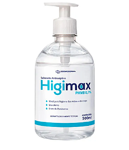 HIGIMAX SABONETE ANTISS PTICO COM PHMB 0,1% 500ML - ESPUMA