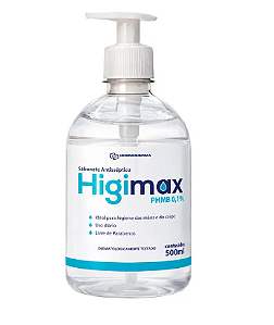 HIGIMAX SABONETE ANTISSEPTICO COM PHMB 500ML