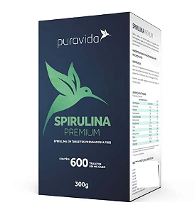 Spirulina Organica 600 Tabletes