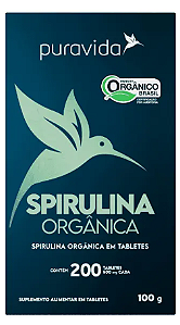 Spirulina Organica 200 Tabletes