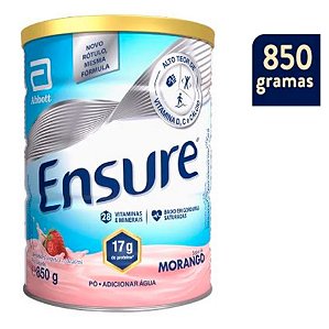Ensure Pó Morango 850g - Suplemento alimentar