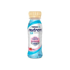 Nutren 1.5 Morango 200ml Nestlé - suplemento nutricional